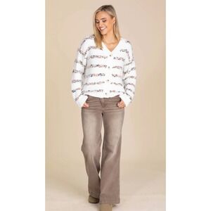 Judy Blue Retro Wide Leg Jeans High Rise Stretch Taupe Garment Dye 9/29